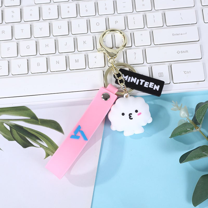 Seven Miniteen Cartoon With Silicone Three-Dimensional Key Chain Pendant Jewelry - Image 1
